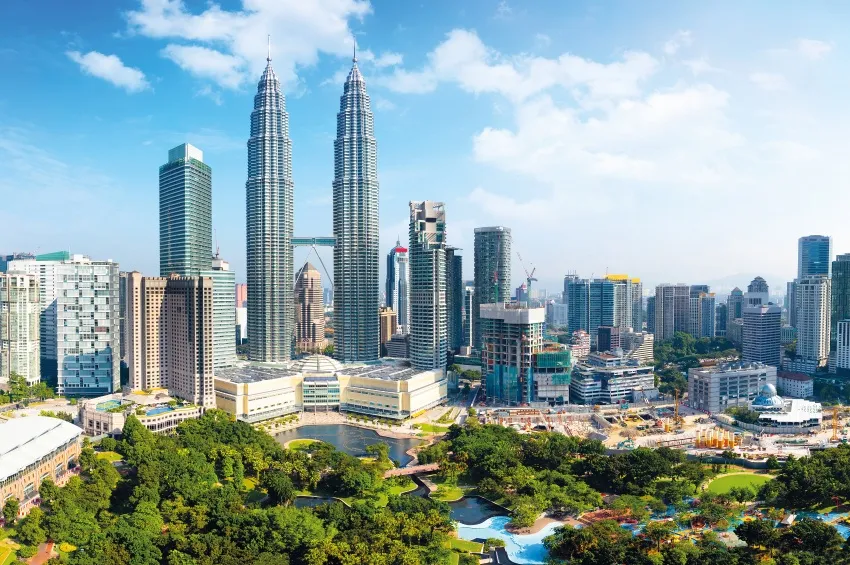 Les buildings de Kuala Lumpur en Thaïlande 