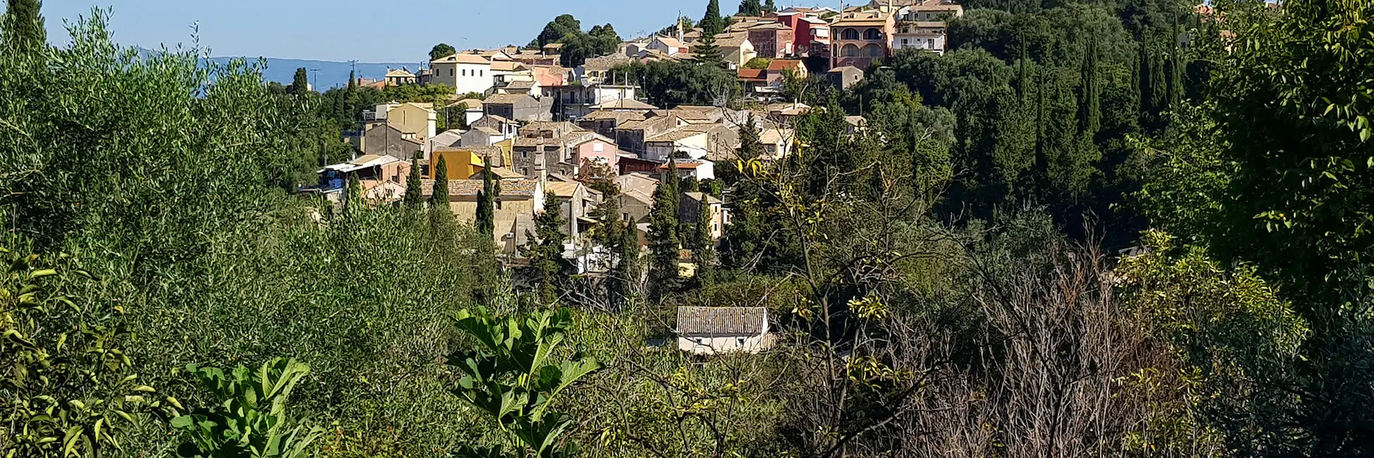 Petit village à Corfou 
