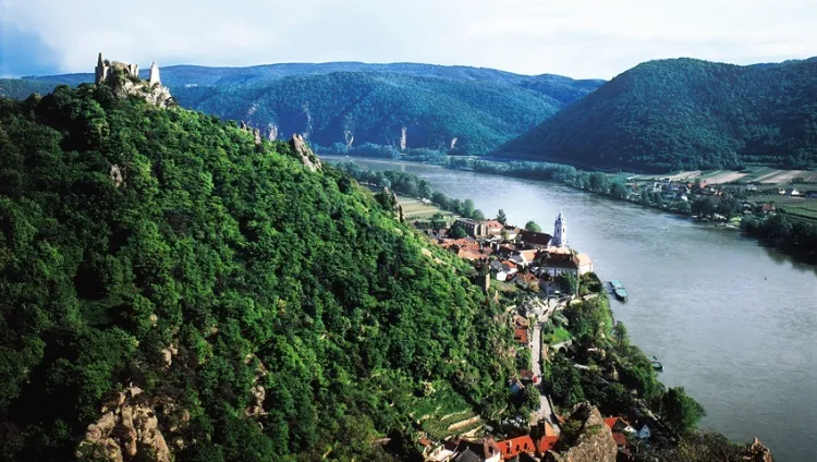 Vue sur la vallée du Durnstein 