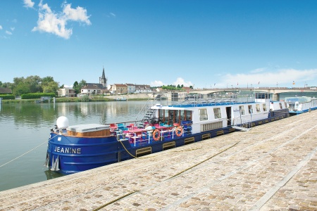 Le canal de Bourgogne et la petite Saône (formule port-port)