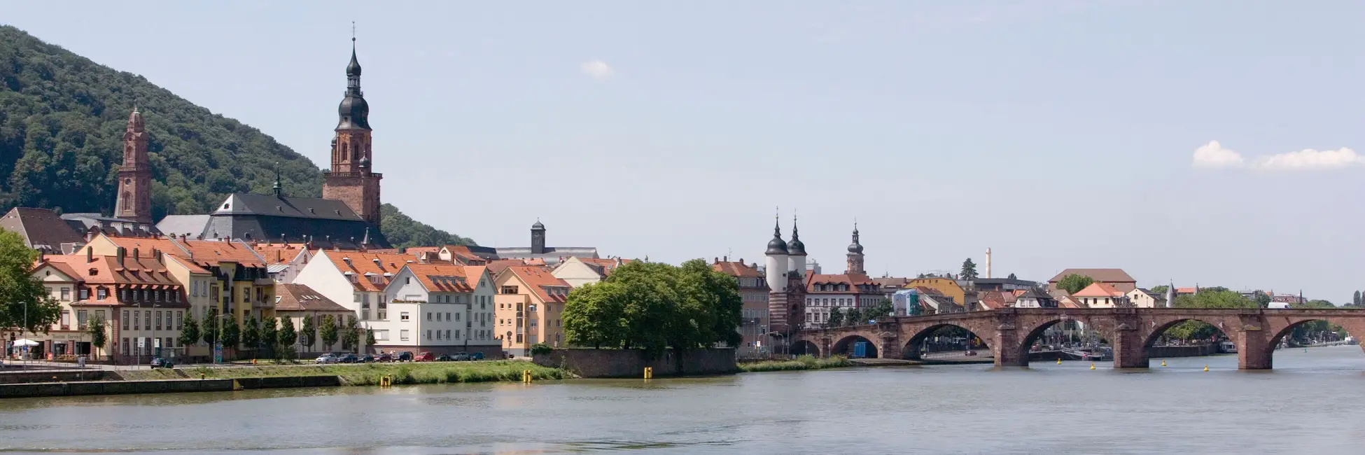 Le Neckar à Heidelberg 