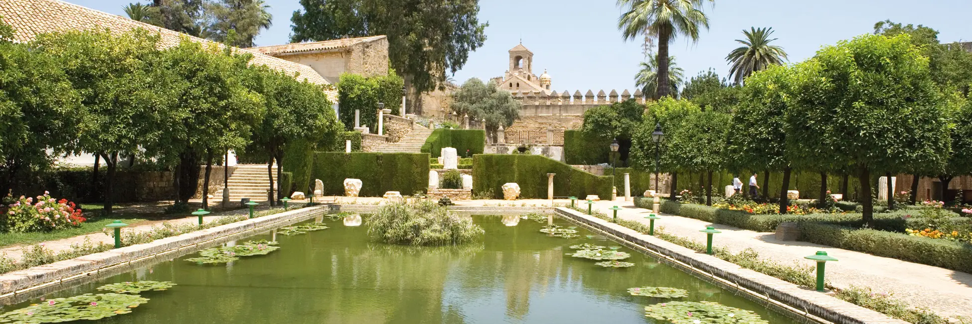 Jardin de Cordoue en Espagne
