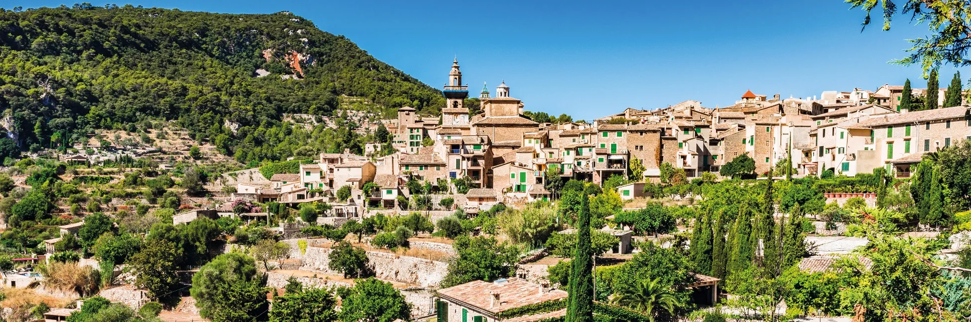 Vue sur les maisons de Valldemossa 