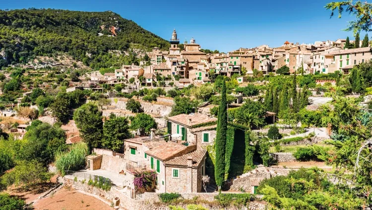 Vue sur les maisons de Valldemossa 