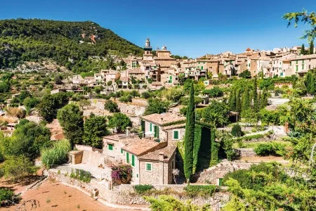 Vue sur les maisons de Valldemossa 