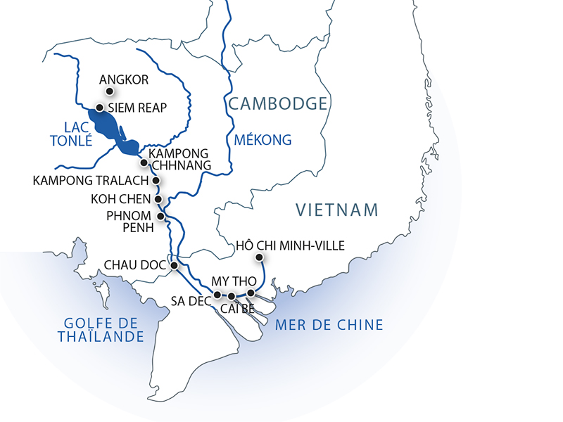 Carte Lointaine Mekong - 1H3