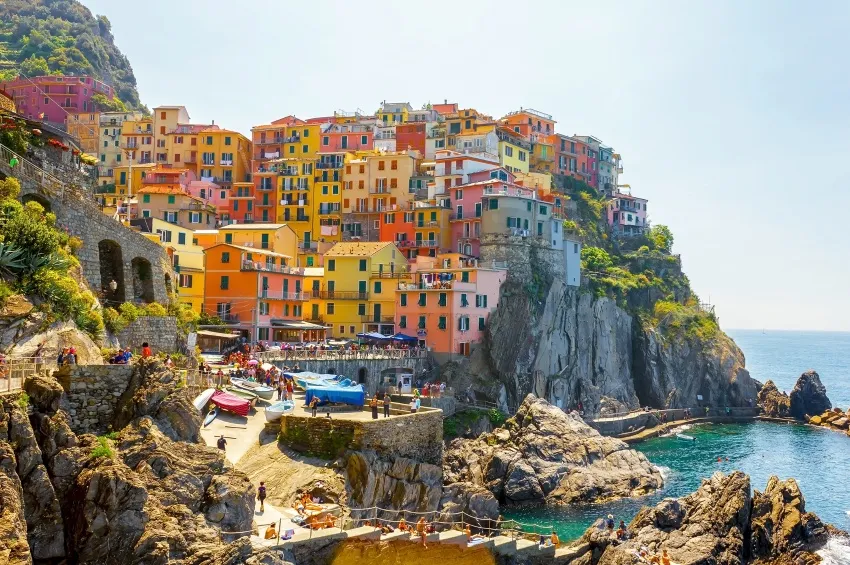 Les maisons colorées de Manarola 