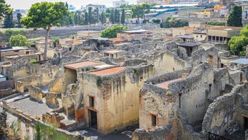 Ruines d'Herculanum en Italie 