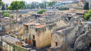 Ruines d'Herculanum en Italie 