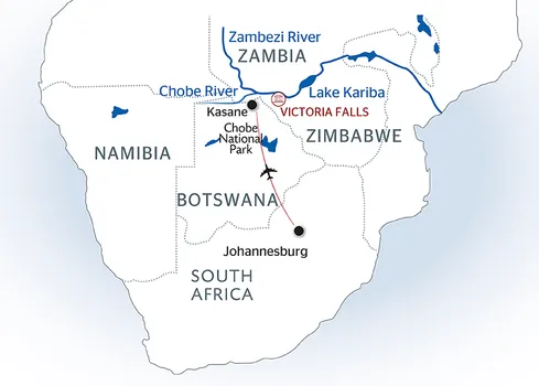 zambezi river map