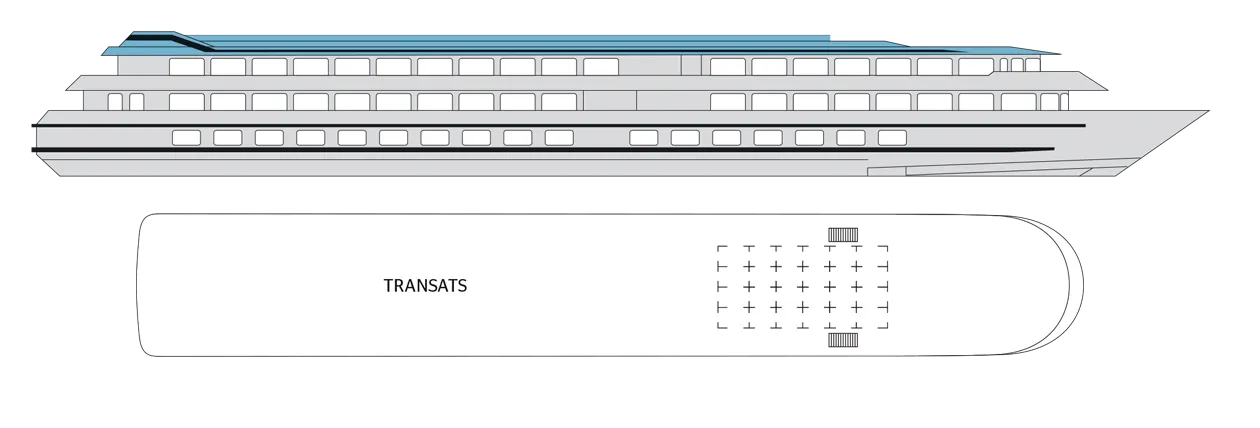 Pont soleil du MS Beethoven 