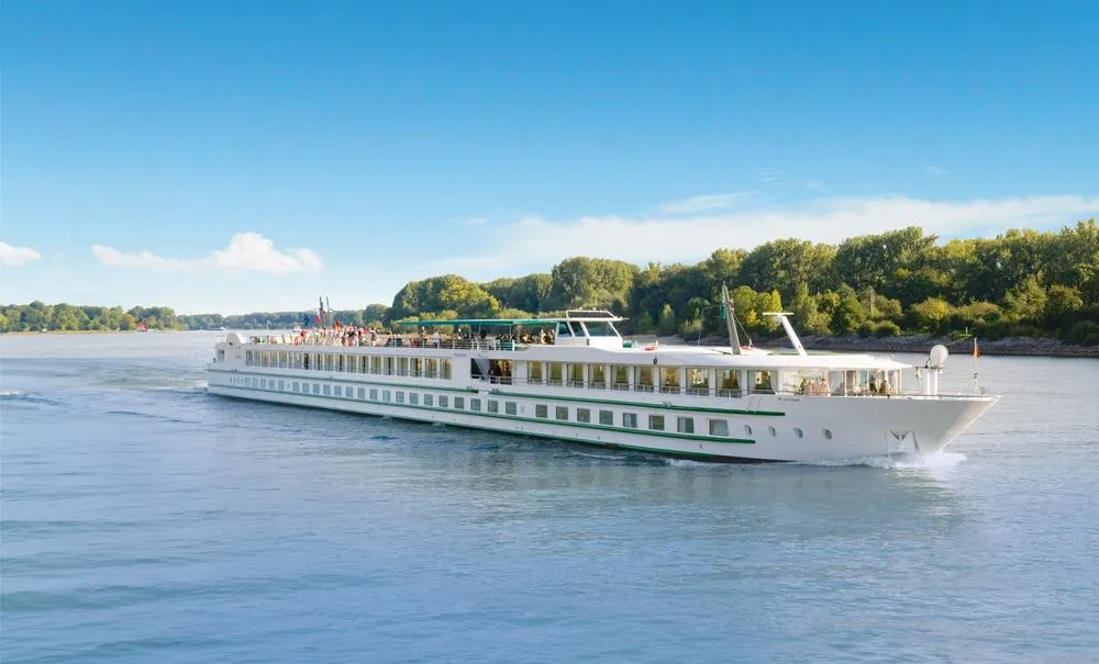 The MS Botticelli at the dock