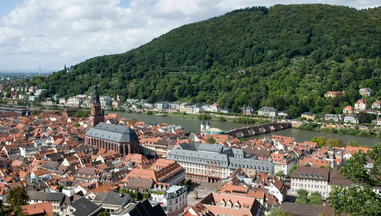 Paysage d'Heidelberg 