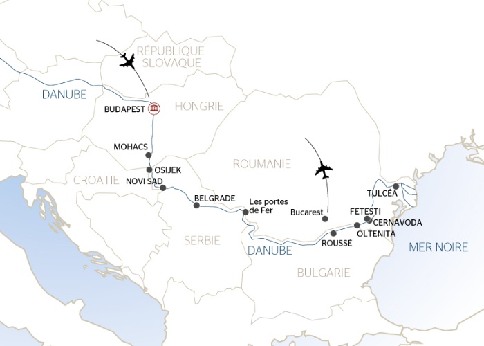 Bulgarie - Croatie - Hongrie - Roumanie - Serbie - Slovaquie - Croisière Le Danube, son Delta et la Péninsule Balkanique - De Budapest à Bucarest