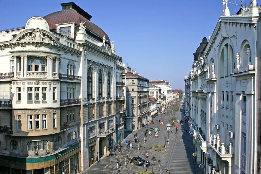 Rue de knez-mihailova à Belgrade 