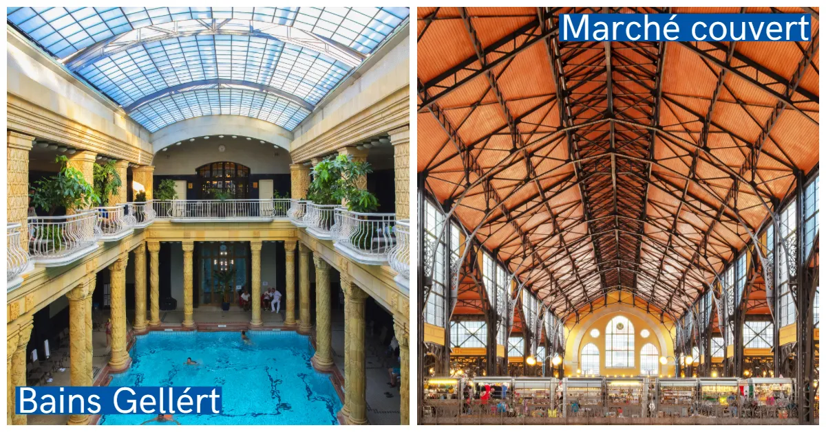 Marché couvert et bain de Budapest with CroisiEurope