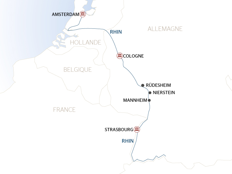 Croisière La vallée du Rhin romantique et la Hollande (formule port/port) - 9