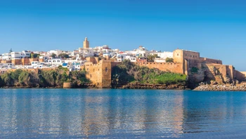 Vue sur la Kasbah des Oudayas à Rabat 