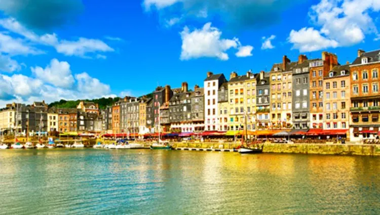 Vignette passage de la Seine à Honfleur 