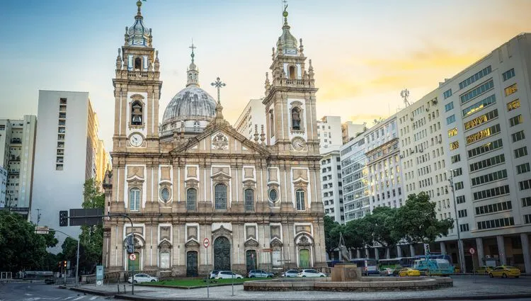 Historique église de Candelaria à Rio de Janeiro 