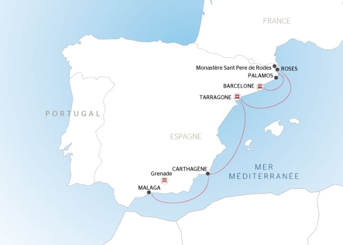 Carte Maritime Mer Méditerranée - BML PP
