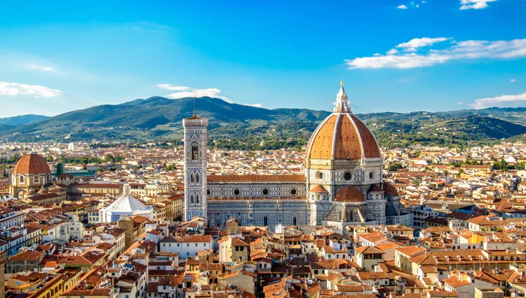 Vue panoramique sur la ville de Florence 