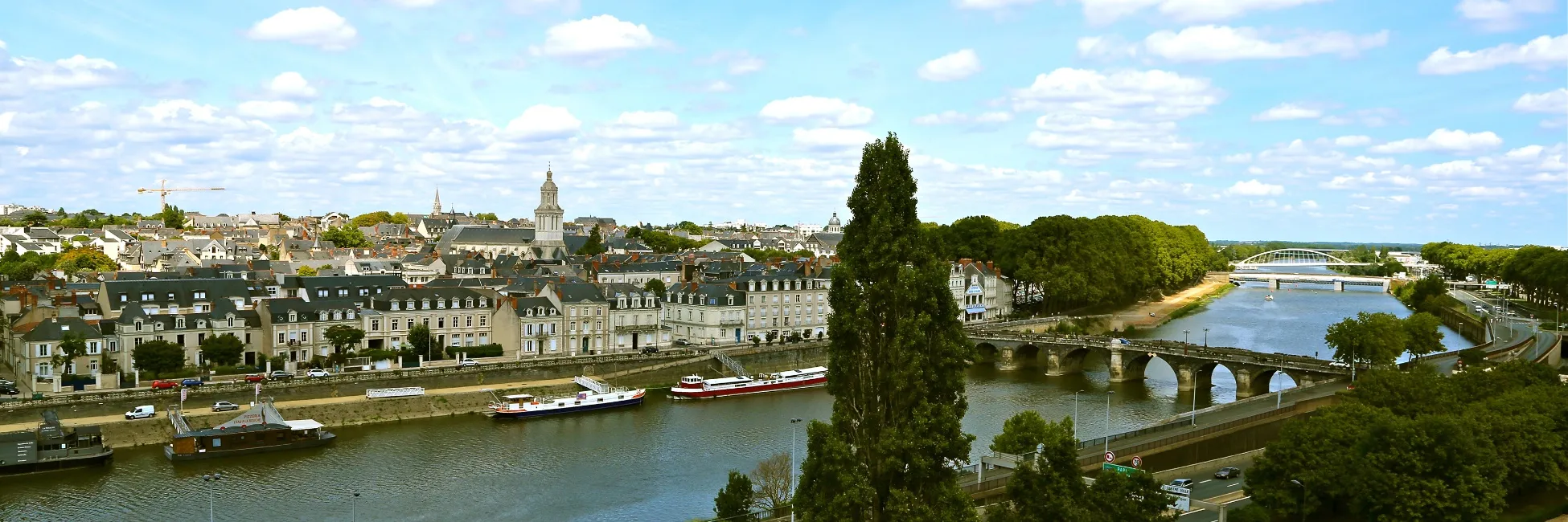 Vue de la forteresse d'Angers 