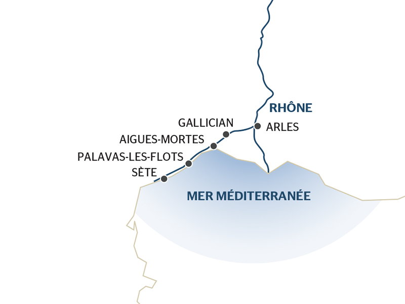 Croisière La Provence : de Arles à Sète (formule port/port) - 9
