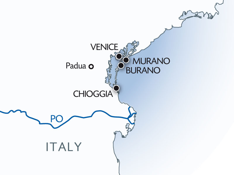 Italy River Cruises 2024 CroisiEurope Cruises   Map River Po Nov