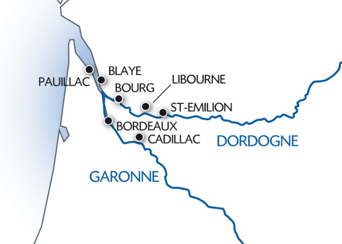 Carte Fluviale Garonne - BOS