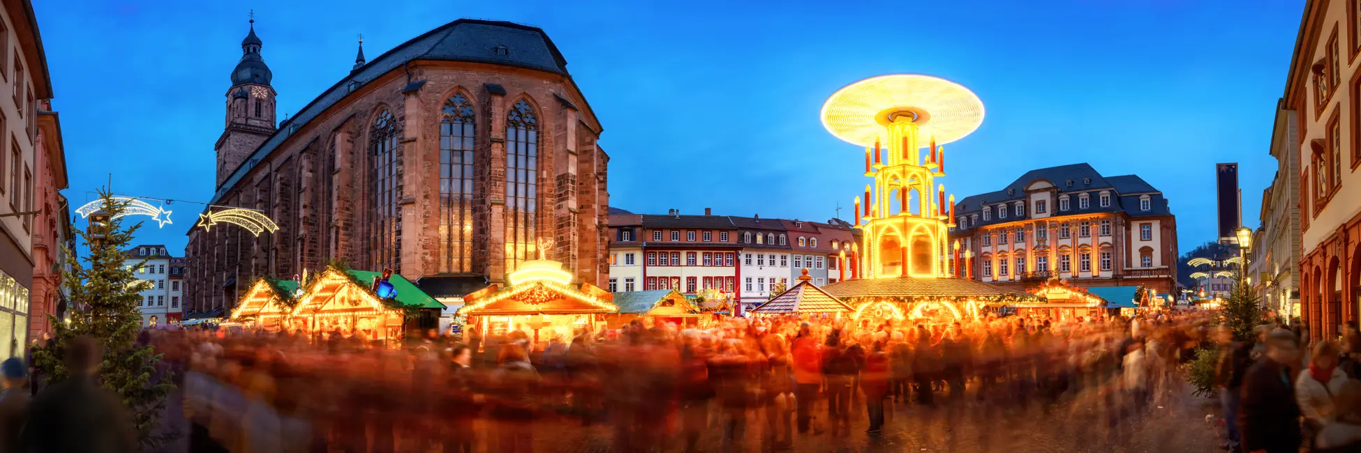 Sous les lumières du marché de Noël de Heidelberg