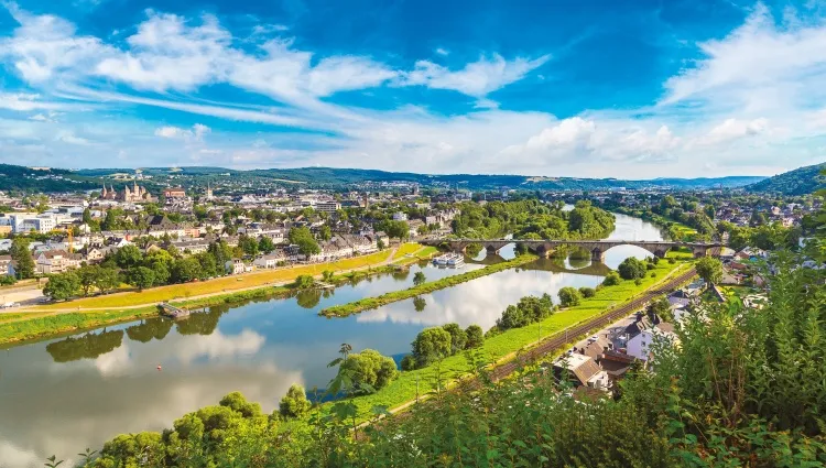 Vue aérienne sur Treves 