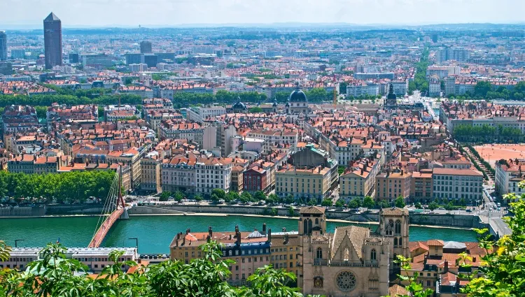 Vue sur Lyon 