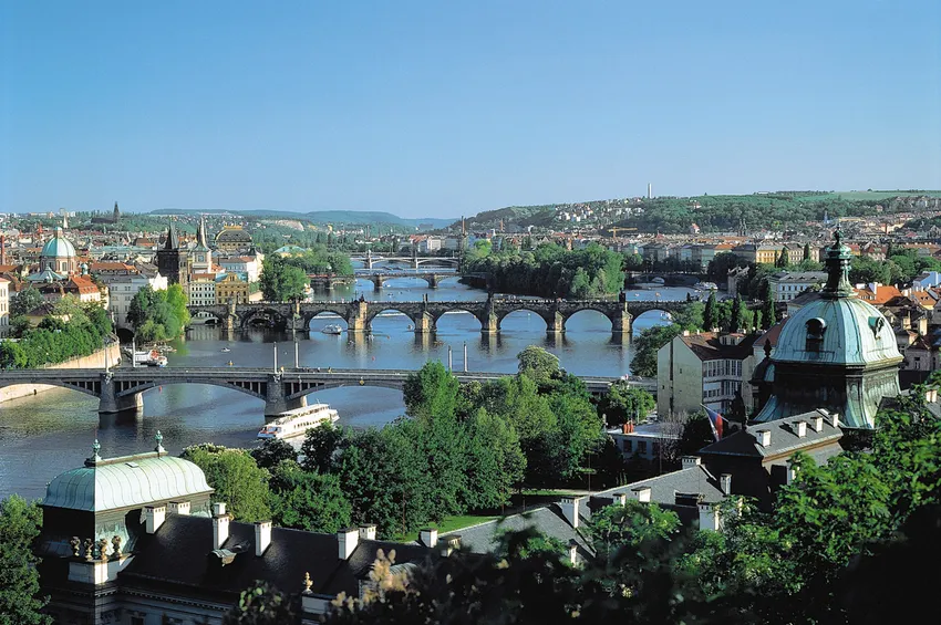 Ville de Moldau à Prague 