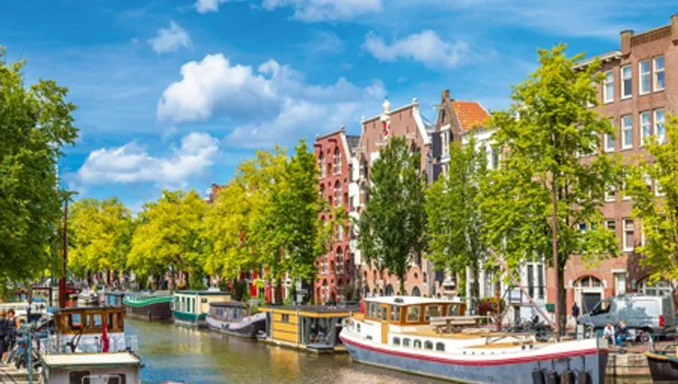 Vignette bateaux d'Amsterdam