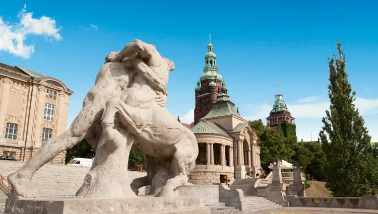 Sculpture à Stralsund 