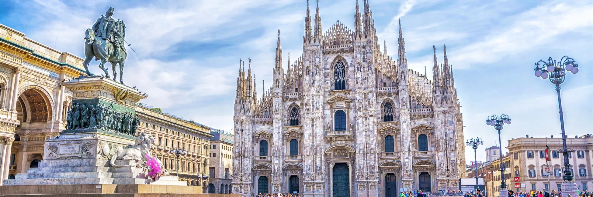 Le Duomo di Milano et sa place 