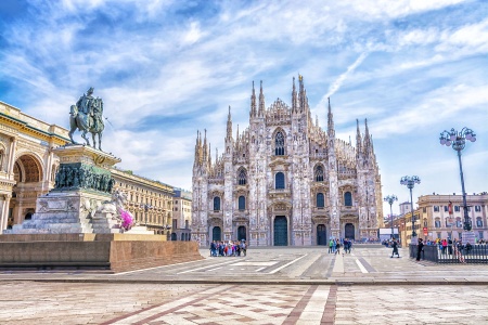Milan et le lac de Côme & croisière de Mantoue, bijou de la Renaissance, à Venise, la cité des Doges (formule port-port)