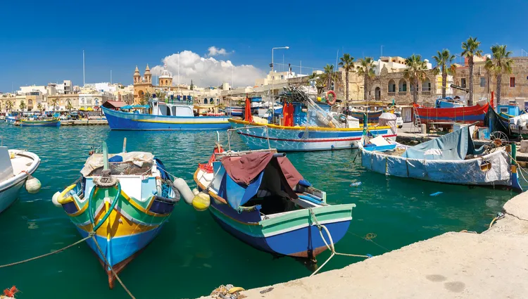 Le port de la Valette à Malte 