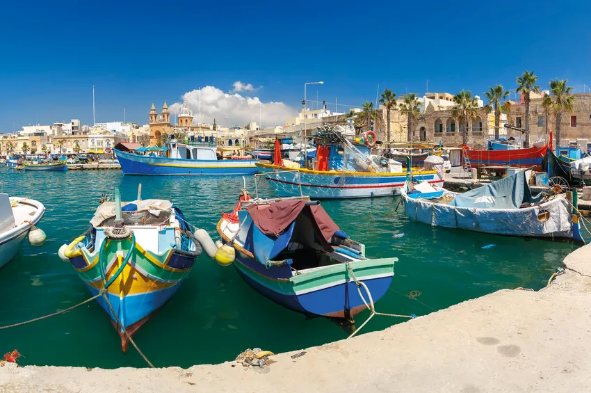 Le port de la Valette à Malte 
