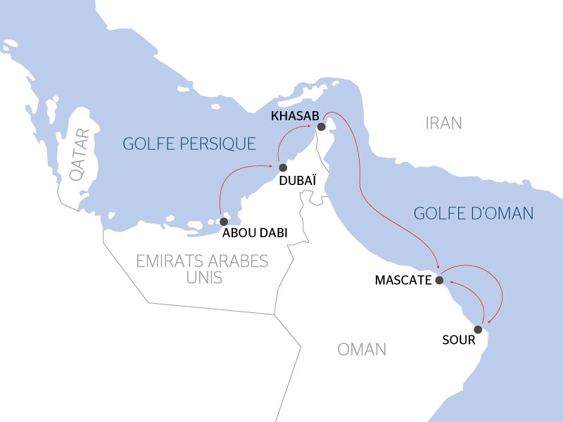 La Croisière Des Sables Dabou Dabi à Mascate Formule Port Port