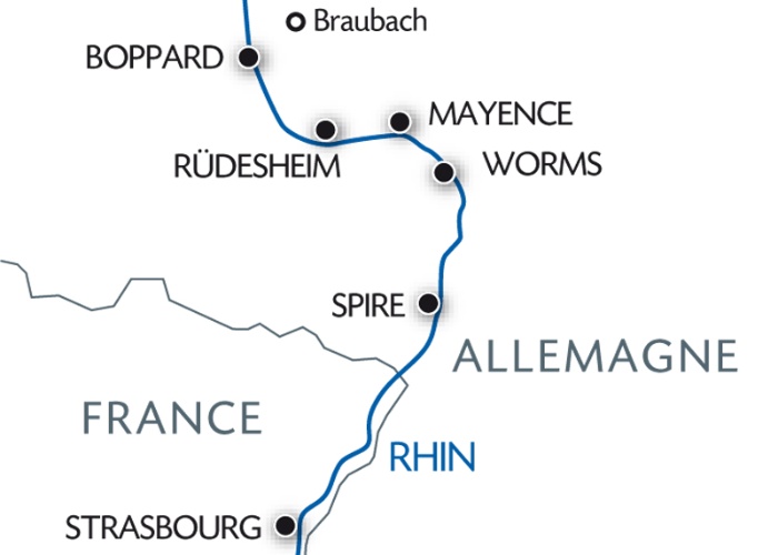 France - Alsace Lorraine Grand Est - Strasbourg - Allemagne - Croisière Noël dans la Vallée du Rhin Romantique