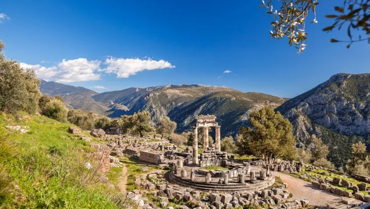 Les ruines de Delphes