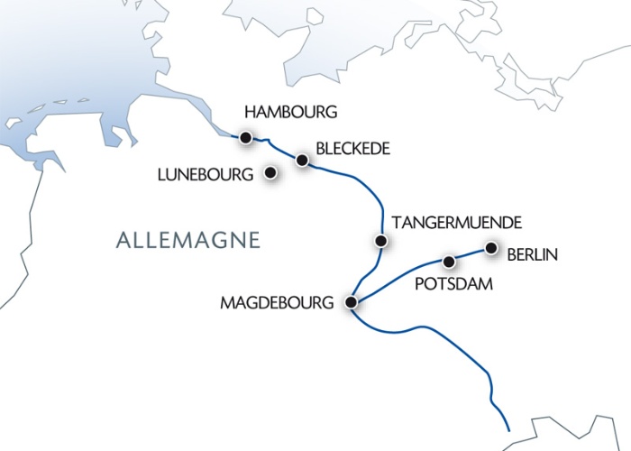 L Elbe De Berlin A Hambourg Formule Port Port Croisiere Allemagne Avec