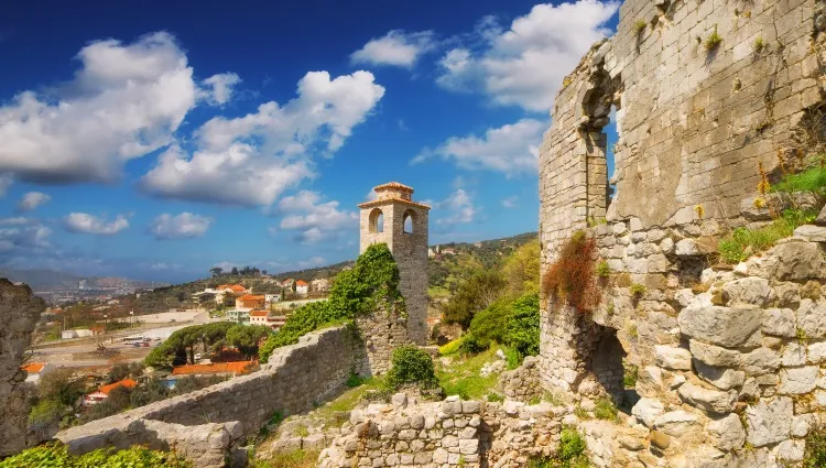 Ruines de Stari Bar à Monténégro 