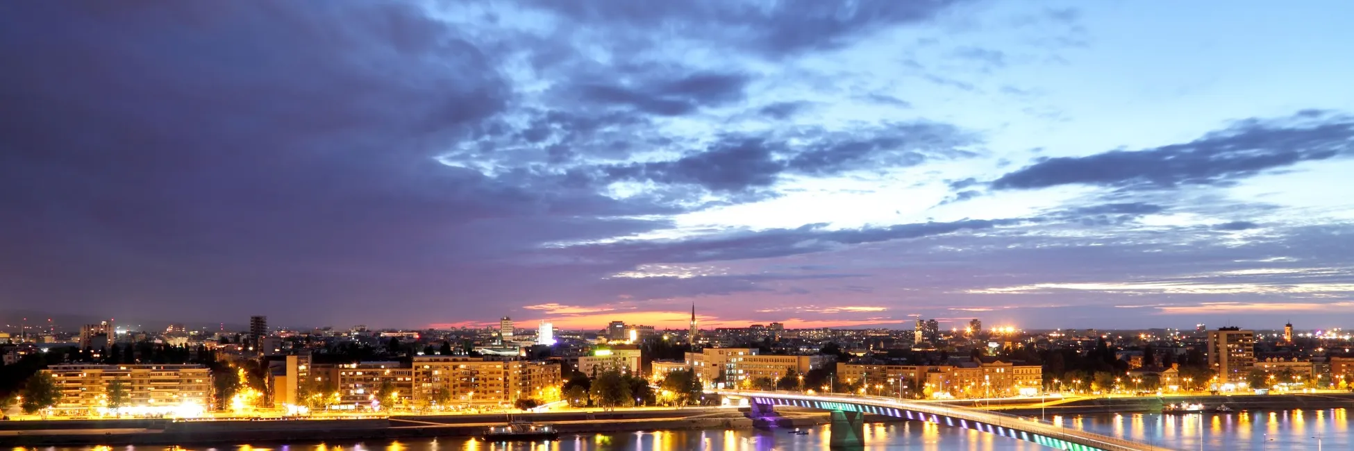 Novi Sad et le fleuve du Danube 