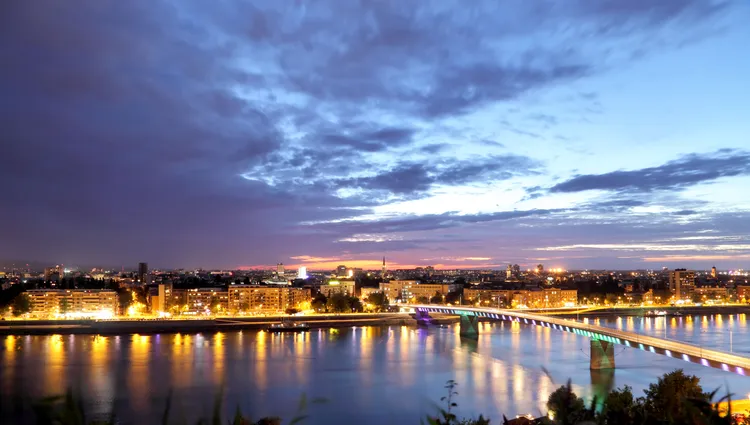 Novi Sad et le fleuve du Danube 