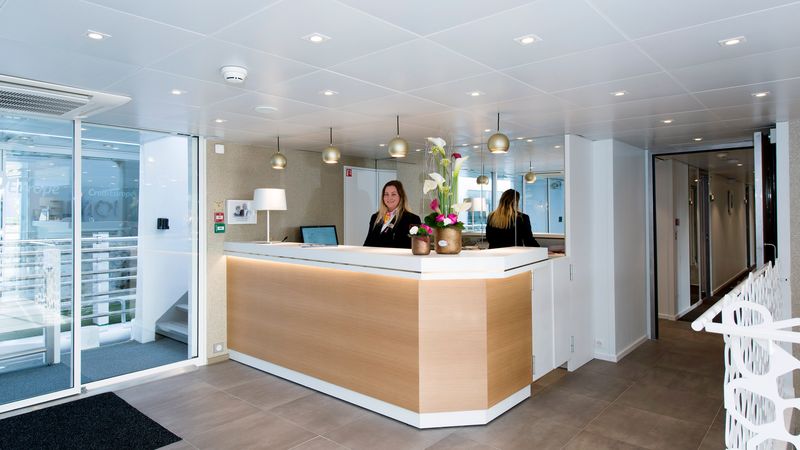 reception desk