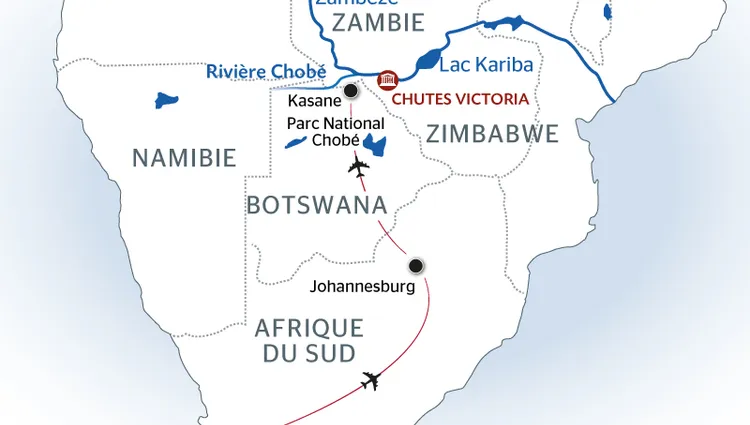 Carte Afrique Zambeze - 14F