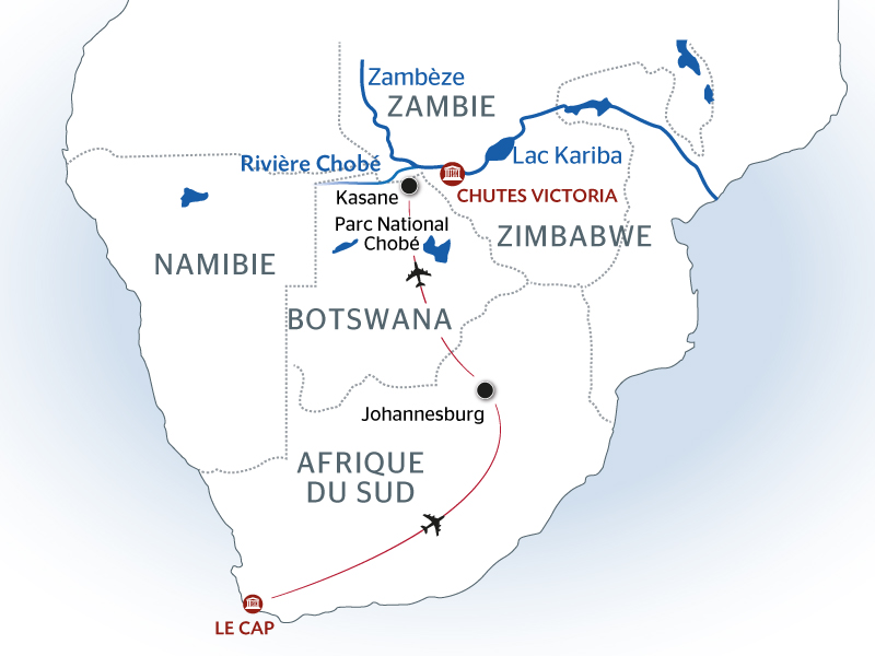 Carte Afrique Zambeze - 14F